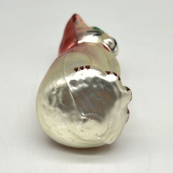VTG Old World Christmas OWC Inge-Glas Germany Siamese Cat Blown Glass Ornament - Picture 9 of 11